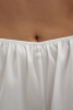 Белые атласные шорты Monica