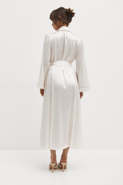 Длинный шелковый халат Monica